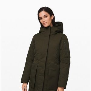 Lululemon grey winter warrior parka new with tags